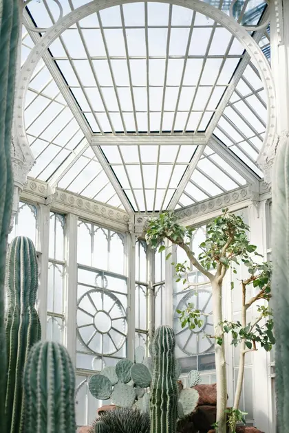cobertura de vidro para jardins de inverno
