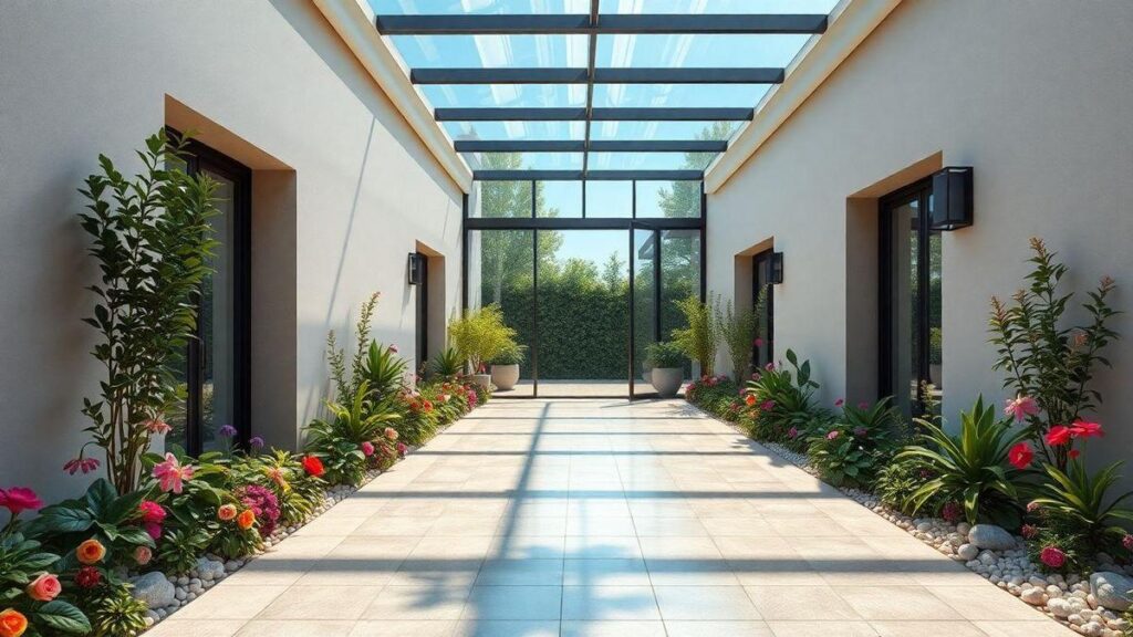 telhado-de-vidro-para-corredores-externos-elegantes